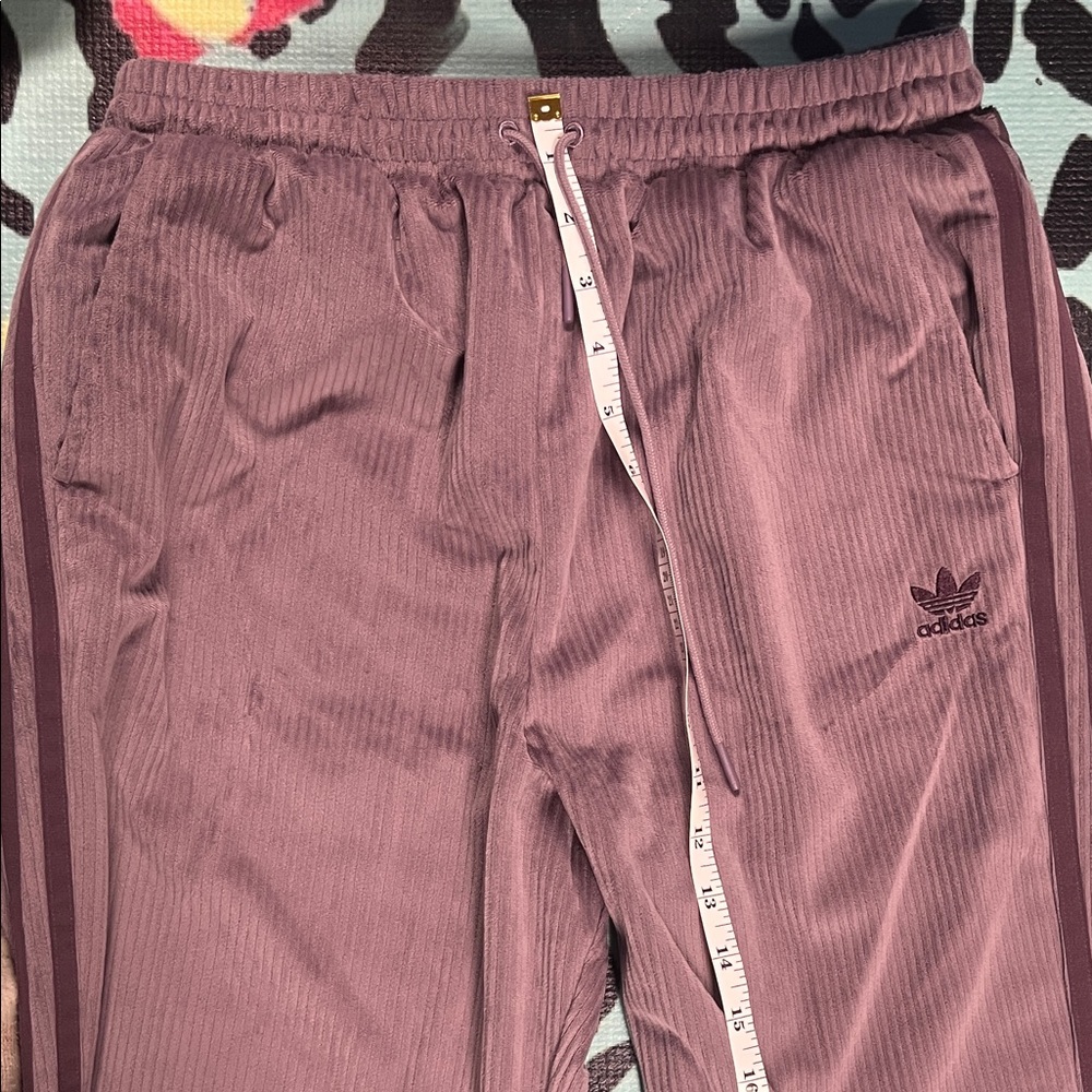 Adidas Kids Lavender Corduroy Joggers - Picture 3 of 10
